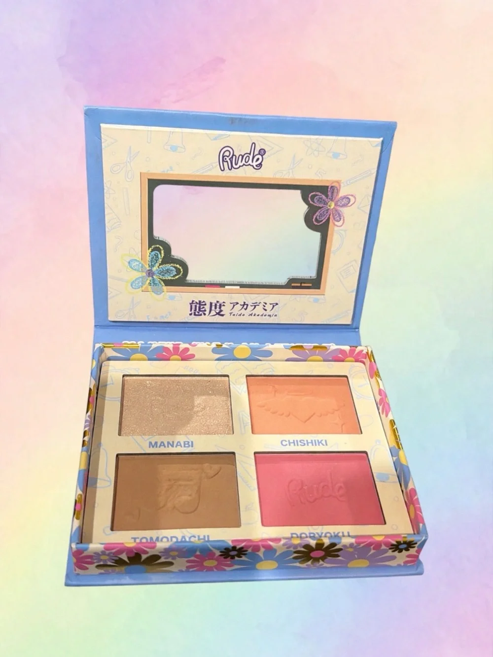 Blush & Highlighter Palette — Blue